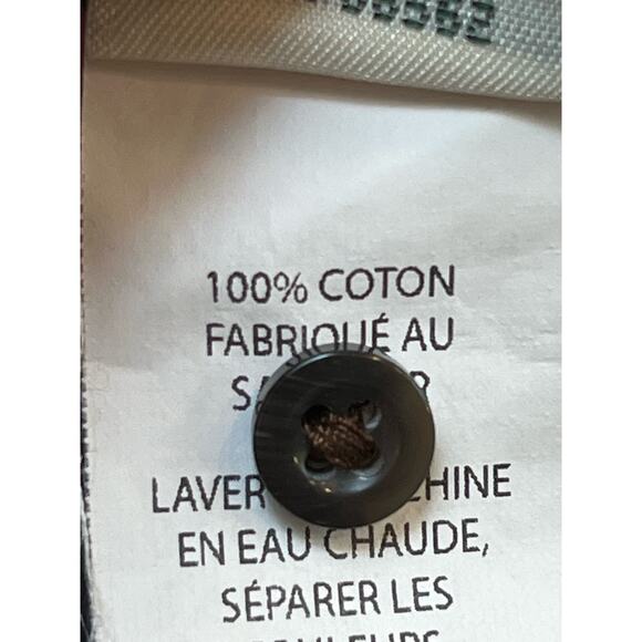 LL Bean Mens 1X Long Sleeve Flannel Blue White Plaid Button Front Shirt - Picture 3 of 8